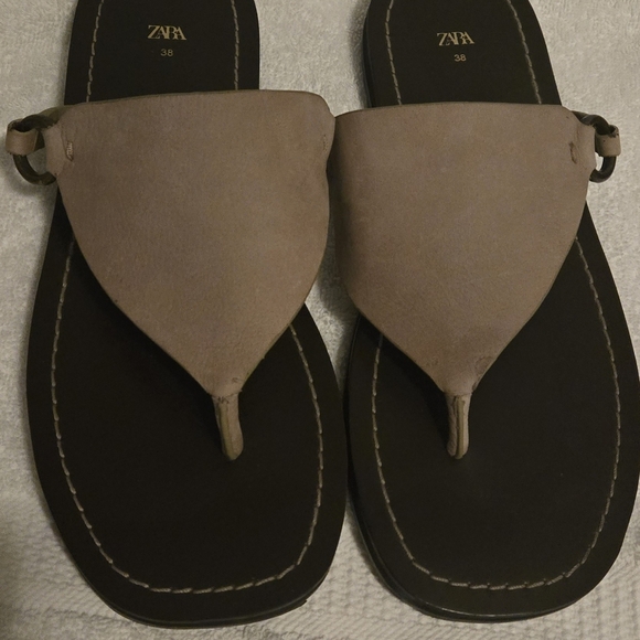 Zara Brown Sandals - Picture 3 of 7